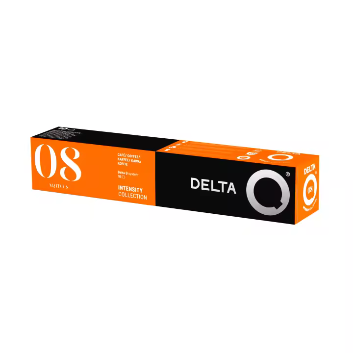Delta Q Aqtivus - Cápsulas de Café natural - 10 Cápsulas - 1