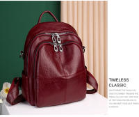 Mochipa de cuero estilo Korean, mochila de gran capacidad A LA Moda para Mujer, Bolso de hombro, mochila de viaje, Bolso de Mujer - details 14