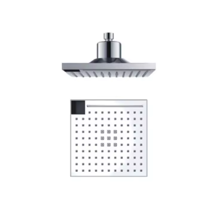 Sino Led 5 Ducha Mural Cuadrada Con Luz Led De 3 Chorros y Sensor De Infrarrojos Gris - 1