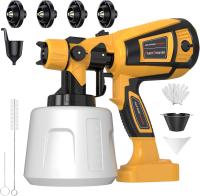 1400ML Electric Spray Gun Paint Steel Coating Airbrush 4 Nozzle Suitable For Furniture Cabinet Fence Wall Door DIY Work - details 0