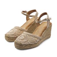 Calzados Soraia Sandalia de Antelina y Plataforma de Yute para Mujer - details 1