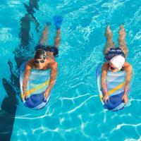 Tabla de bodyboard hinchable portátil para niños con asas, plegable, 75 x 65 x 15 cm, tabla de surf para niños, para playa, surf, piscina, natación, verano, deportes acuáticos - details 4
