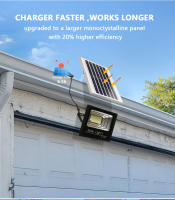 Luz Solar LED De Flood Para Exterior Con Control Remoto 50W 100W 200W 300W 500W Reflectores De Punto Para Jardín Y Calle - details 1
