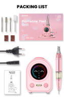 Máquina De Uñas Eléctrica 35000 RPM Con Almacenamiento Para Pulir Y Pintar Uñas De Acrílico Y Gel Con Cortadores Set De Manicura - details 10