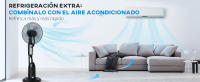 Ventilador Pulverizador de Pie 90W con Ruedas, 3 Velocidades + Función Humidificador Nebulizador - Tanque 2.8L, Oscilación 70°, 5 Aspas Silenciosas, Ideal para Interiores/Exteriores, Diseño Negro Moderno, 44.5x120 cm - details 6