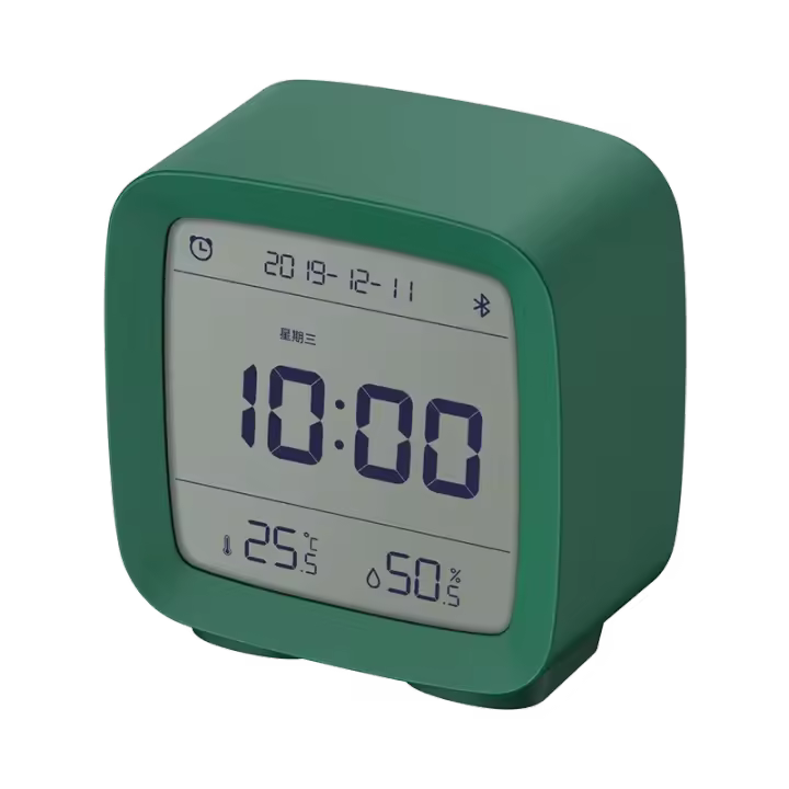 Reloj De Alarma Inteligente Xiaomi Qingping Con Control Bluetooth Pantalla LCD Mostrador De Temperatura Y Humedad Luz Nocturna Ajustable - 1