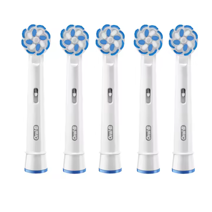 Cabezales De Repuesto Para Cepillo De Dientes Eléctrico Oral B Sensitive Clean Limpieza Suave Para Dientes Adultos Pack De 3/5 - 1
