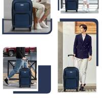 S7 STAR LG61395-LG61399 Juego 3 Piezas Maletas Blandas Ampliable , Set Maletas Telas Ligeras de Viaje, Cabina Trolley Extensible con 4 Ruedas Dobles Giratorias 360, Equipaje Expandible Asa Telescópica Gran Capacidad - details 4