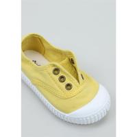 victoria INGLESA LONA ELÁSTICO DREC® DEPORTIVAS PLANAS bebé niña (hasta talla 30) Amarillo - details 2