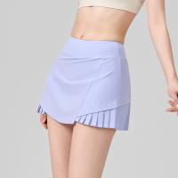 Shorts De Running Para Mujer 2 En 1Falda Alta Cintura Fitness Deporte Skirt Yoga Tenis Golf Gimnasio Correr Shorts Terciopelo - details 3
