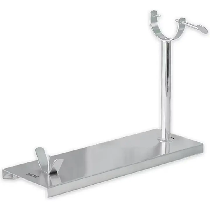 QUTTIN - SOPORTE JAMONERO INOXIDABLE - Soporte Jamonero para Cortes Precisos Soporte Jamonero de Diseño Estable y Seguro Soporte Jamonero Fácil de Montar y Limpiar - 1