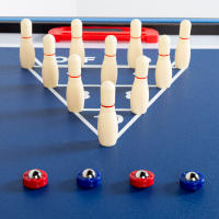 CB Games - Mesa multijuegos 20 en 1, Futbolín, Hockey, Billar, Baloncesto, Juegos de mesa, 120x110x82 cm, Futbolines para niños, Futbolín infantil, Regalo para toda la familia - details 4