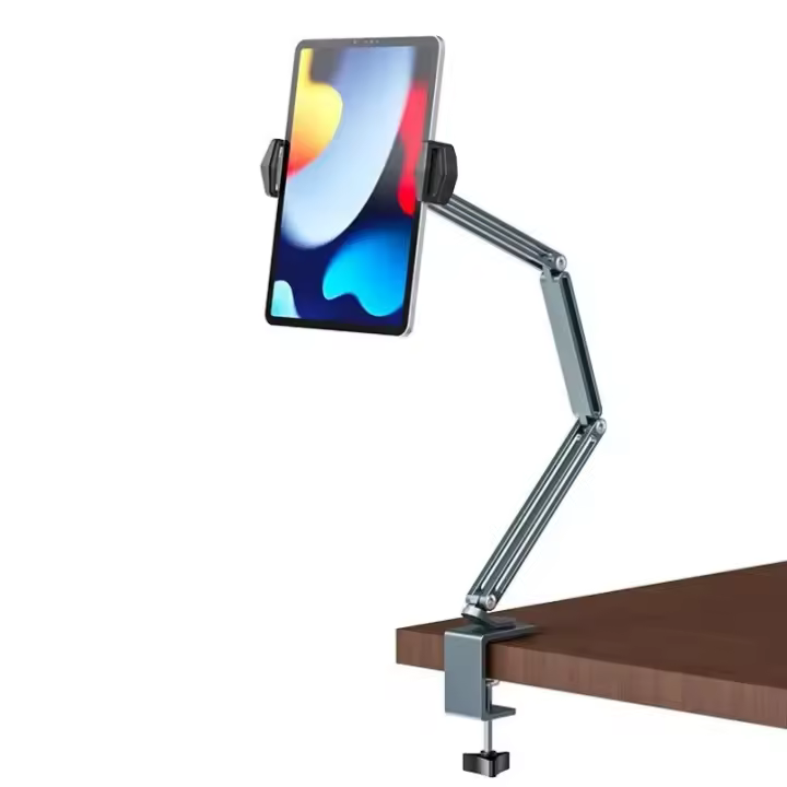 Soporte De Tableta Ajustable Para Mesa VIKEFON Compatible Con 4-12.9 Pulgadas Aluminio Soporte De Brazo Para iPad pro Mini Xiaomi Tab Móvil - 1