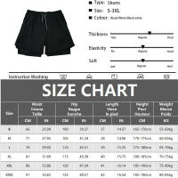 Shorts De Gimnasio Para Hombre 2 En 1 Ropa Deportiva De Entrenamiento Rápida Secado Para Correr Y Yoga Pantalones De Baloncesto - details 0