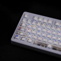 Keycaps Retro SFC 1990 Para Teclado Mecánico Cherry Profile 122 Teclas Transparentes Para Switch MX DIY ISO 7U Accesorios De Teclado - details 10