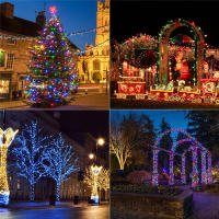 Luces De Cadena LED Faeir Para Bodas Y Fiestas Navideñas Impermeables Con Cambio De Color Rainbow Decoración De Hogar Irregular DC Auto-Contenida - details 9