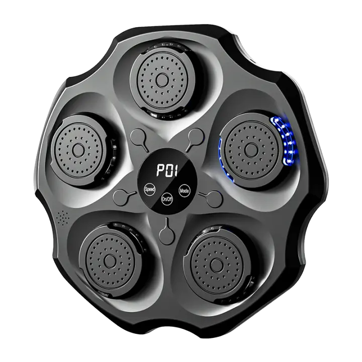 Máquina de boxeo de música inteligente, bolsa de arena de objetivo de pared, entrenamiento de reacción de agilidad relajante, objetivo Compatible con Bluetooth - 1