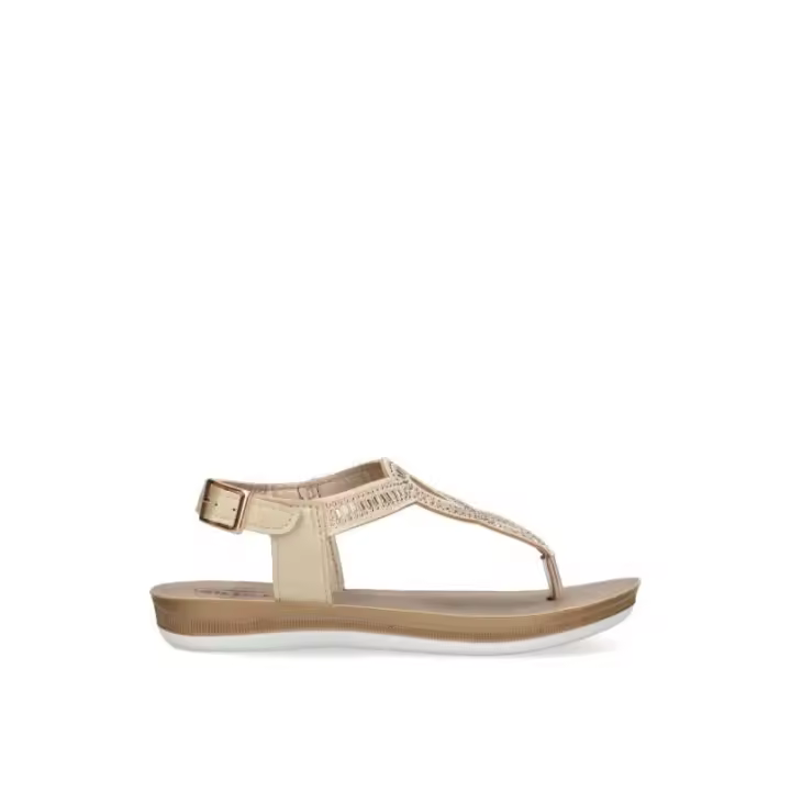 Sandalia Luna Collection Ba53 Platino | Color Platino | Mujer | Sandalias Planas - 1