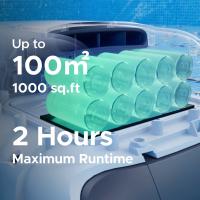 Aspiradora Robótica Inalámbrica para Piscina Genkinno P2, Succión de 70W, Tiempo de Funcionamiento de 120 Minutos, Planificación de Ruta AdaptiveNav, Tecnología AdaptiveSuc, Control Remoto por Aplicación, para Piscinas Planas Sobre/Enterradas - Blanco - details 9