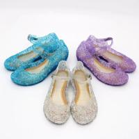 Sandalias De Verano Para Niñas Zapatos De Princesa PVC Transpirables Talla 25-37 Decoración De Cristal Estilo Cendrillon Con Tacón Suave Para Niños - details 27