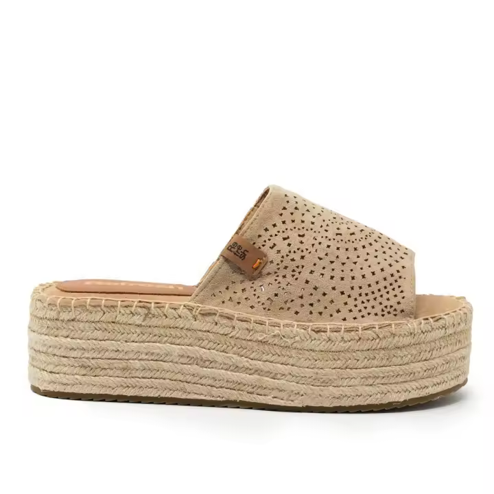 REFRESH 172461 05 Alpargatas de mujer 35843 25V PALA ANTELINA PLATAFORMA YUTE BEIG - 1
