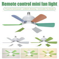 Bombilla LED De Techo Con Ventilador De 40W E27 Control Remoto Inteligente Para Dormitorio Y Sala De Estar Luz Y Ventilador En Uno Moderno Y Eficiente - details 0