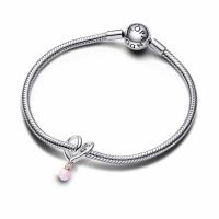 Charm Corazón Envuelto En Dos Tonos Plata de Ley S925- 783242C01 - details 2