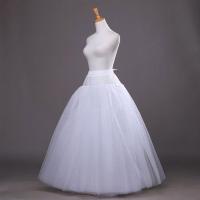 Peticoato Blanco De 4 Capas Sin Aro Para Vestido De Novia Crinolina Acolchado De Baile Falda De Fiesta Para Damas Ropa De Rollo - details 1