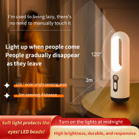 Lámpara Nocturna Recargable Con Sensor De Movimiento Modos De Iluminación Variados Luz LED Sin Parpadeo Protección Para Los Ojos Para Lado De La Cama - details 1