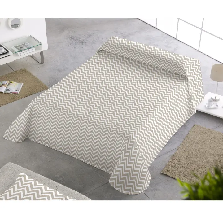 SABANALIA - Colcha estampada Cairo (Disponible en varios tamaños) | Colcha ideal para primavera y verano | Producto ligero y decorativo - 1