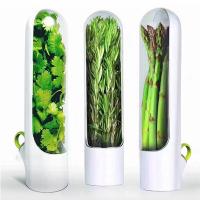 Contenedor De Almacenamiento Para Hierbas Blancas Frescas 1/2/3/8PCS Conservador De Vegetales Para Refrigerador Ecológico Y Recipiente De Plástico PC - details 0