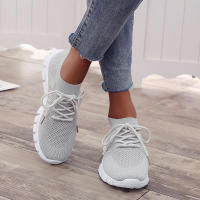 Zapatos Deportivos De Moda Para Mujer Verano Clásicos Transpirables Casual Con Cordones Ligeros Y Cómodos Para Correr Y Uso Diario - details 4