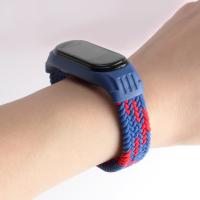 Correa De Pulsera Para Xiaomi Mi Band 6 Nylon Braided Solo Loop Miband4 Miband5 Wristband Compatible Con Mi Band 3 5 6 7 - details 14