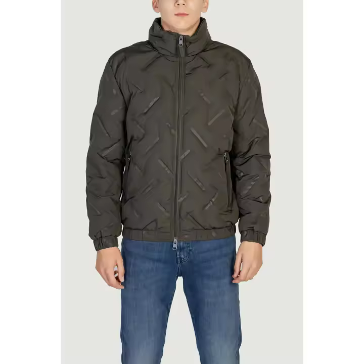 CAZADORA ANTONY MORATO REGULAR FIT IN 3D EMBOSSI VERDE MILITAR OSCURO - 1