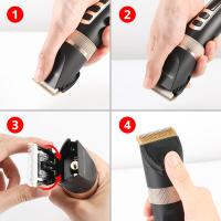 Maquina Cortar Pelo Profesional Iclipper A8s , Cortapelos Hombre Maquinilla Cortar Pelo Profesional Recortadora de Pelo con Pantalla Digital LCD Recortadora Maquina de Cortar el Pelo Ideal para Contornos - details 13