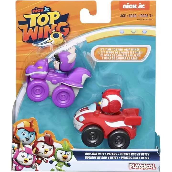 HASBRO - Nick Jr - Top Wing - Mini vehículos  con los Pajaritos Rod & Betty Racers - Desarrolla la imaginación y aprende los principios de ayuda mutua. El juguete perfecto para regalar a niños y niñas mayores de 3 años - 1