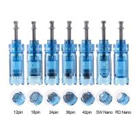 10PCS Tiras De Reemplazo Para Derma Pen Microneedling A9/A8S/M8S Con Agujas Nano De 12/18/24/36/42 Pins Para Sistema De Rociado De Derma - details 0