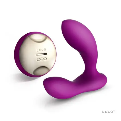 Lelo HUGO™ Deep Rose - Vibrador de Próstata con Mando a Distancia y Doble Estimulación - Silicona Biocompatible - 1