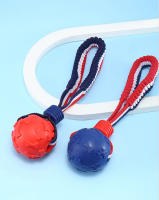 Juguete Para Perros Interactivo Con Correa Bola De Limpieza Dental Resistente Mordedor Para Pequeños Y Grandes Perros Juguetes De Entrenamiento Para Puppies - details 5