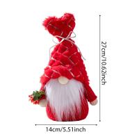 Gnomos De San Valentín Con Luces LED Decoración Escandinava Tomte Hobbit Regalo De Amor Figura De Madera Estilo Pastoral - details 6