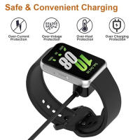 Cargador USB-C Para Samsung Galaxy Fit 3 SM-R390 Cargador De Reemplazo Para Reloj Inteligente Longitud Del Cable: 3.3 Pies - details 5