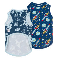 Ropa De Perro Veraniega Suave Y Transpirable 2 Piezas Por Pack Para Pequeños Perros Y Gatos Con Cuello Elástico Vestido De Verano Para Mascotas - details 6