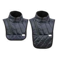Conjunto De Calor Negro Para Motocicleta Y Scooter Eléctrico Con Collar Y Cubierta De Pierna Funda De Rodilla Suave Y Cálida Para Invierno - details 8