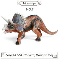 Figuras De Acción Mini Jurrásico Dinosaurios Simulados Vintage Tyrannosaurus Rex Triceratops Juguetes Para Niños Regalos De Navidad - details 7