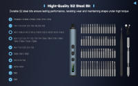 Kit De Herramientas De Reparación Con Destornillador Eléctrico Preciso 68 En 1 Sin Cable 64 Brocas S2 5 Configuraciones De Torque LED - details 1