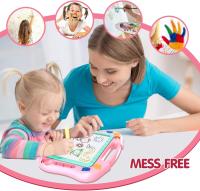 Bloc de dibujo LCD para niños, tablero colorido de garabatos para de, regalos de cumpleaños para - details 3