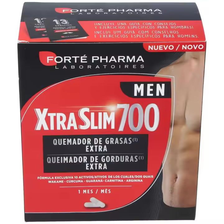 Forté Pharma Xtraslim 700 Men Quemador De Grasas, 120 Cápsulas - 1