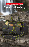 Bolsa De Herramientas Profesional Electricista Reflectante Impermeable Con Múltiples Bolsillos Y Material Oxford Duradero 4 Tamaños Disponibles - details 4