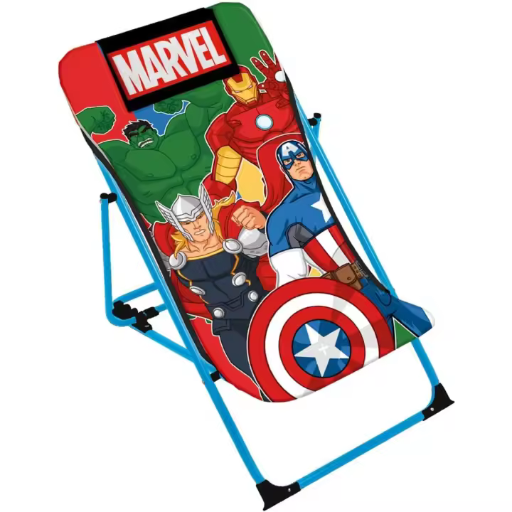 Tumbona Plegable Arditex Los Vengadores Marvel 43 X 66 X 61 Cm - Cómoda y Fácil de Transportar - 1