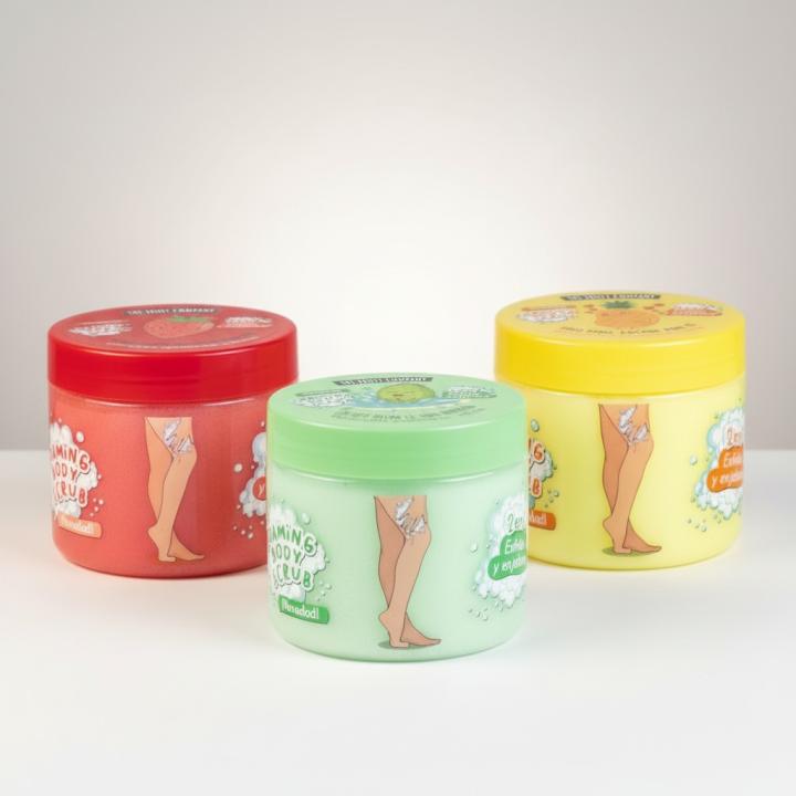 Exfoliante corporal The Fruit Company 2 en 1, exfolia y limpia en un solo paso. Textura granulada que elimina impurezas y deja la piel suave. Aromas afrutados variados. Ideal para usar en ducha varias veces por semana. 🚚 Envíos a España 24/48 horas.